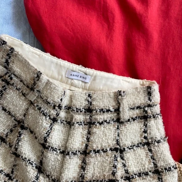 Anine bing Becky tweed shorts - Picture 6 of 6